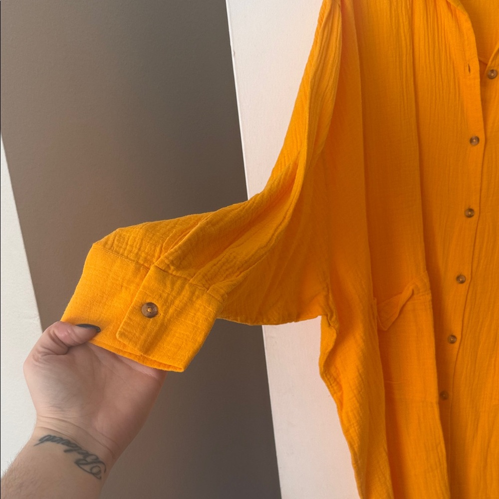 ASOS Curve Yellow Midi Dress - Picture 4 of 9